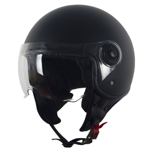 Helm vito jet loreto mat zwart